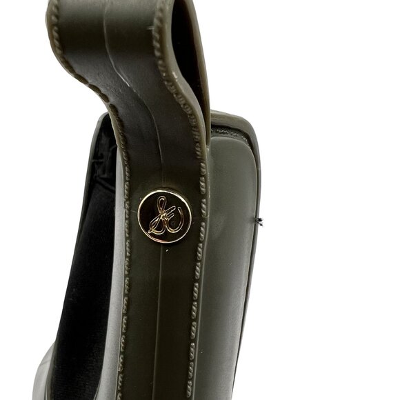 Sam Edelman Womens 8 Tinsley Moss Green Chelsea Ankle Rain Bootie - Picture 9 of 16